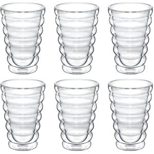 Wilmax England Szklanka BUBBLE z podwójną ścianką 250 ml Wilmax szkło termiczne 6 sztuk Wilmax England Szklanka BUBBLE z podwójną ścianką 250 ml Wilmax szkło termiczne 6 sztuk