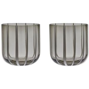 Szklanka Mizu Glass Grey Oyoy - Zestaw 2 Sztuk Szklanka Mizu Glass Grey Oyoy - Zestaw 2 Sztuk