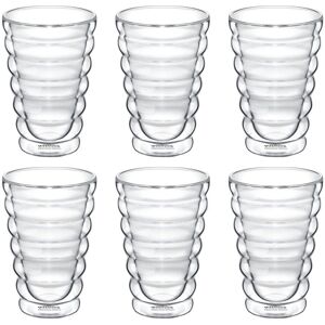 Wilmax England Szklanka termiczna do kawy i herbaty z podwójną ścianką BUBBLE 400 ml 6 szt Wilmax England Szklanka termiczna do kawy i herbaty z podwójną ścianką BUBBLE 400 ml 6 szt