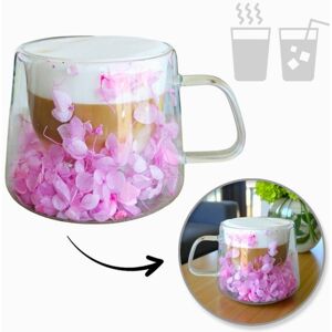 eCarla Szklanka termiczna z hortensją w środku 180 ml 1szt pudełko BEZ LOGO SZK74S eCarla Szklanka termiczna z hortensją w środku 180 ml 1szt pudełko BEZ LOGO SZK74S