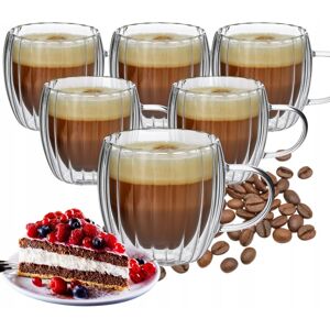 Inny producent Szklanki do kawy i herbaty Ecarla 250 ml 6 szt. Inny producent Szklanki do kawy i herbaty Ecarla 250 ml 6 szt.