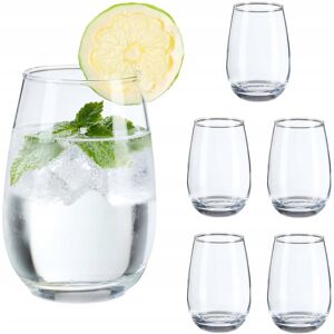 RELAXDAYS Szklanki Do Napojów Wody Soku Drinków Komplet Zestaw 6 Sztuk 400Ml Grube RELAXDAYS Szklanki Do Napojów Wody Soku Drinków Komplet Zestaw 6 Sztuk 400Ml Grube