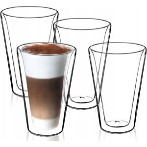 KADAX Szklanki Termiczne Do Napojów Latte Koktajlów 4szt KADAX Szklanki Termiczne Do Napojów Latte Koktajlów 4szt