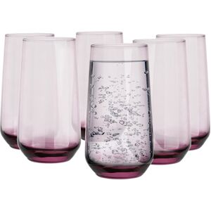 Szklanki Wysokie Glasmark Zestaw 6Szt Do Drinków Sunset Rubin 430Ml Szklanki Wysokie Glasmark Zestaw 6Szt Do Drinków Sunset Rubin 430Ml