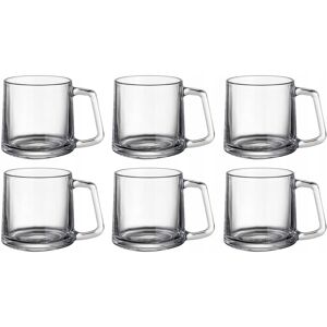 DOMOSFERA SZKLANY KUBEK szklanka gładka 6szt na kawę herbatę cappuccino 350ml komplet DOMOSFERA SZKLANY KUBEK szklanka gładka 6szt na kawę herbatę cappuccino 350ml komplet