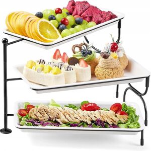 Inny producent TACA SERWOWANIA ZESTAW 3 POZIOMY PÓŁMISEK 36x16cm CZARNY PLASTIKOWY Inny producent TACA SERWOWANIA ZESTAW 3 POZIOMY PÓŁMISEK 36x16cm CZARNY PLASTIKOWY