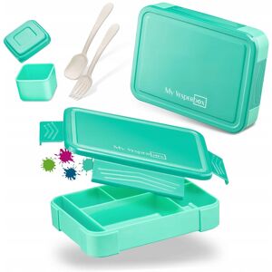Inny producent VESPERBOX Lite Bento Box Dla Dzieci Lunchbox Turkusowy Inny producent VESPERBOX Lite Bento Box Dla Dzieci Lunchbox Turkusowy