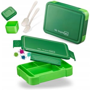 Inny producent VESPERBOX Lite Bento Box Dla Dzieci Lunchbox Zielony Inny producent VESPERBOX Lite Bento Box Dla Dzieci Lunchbox Zielony