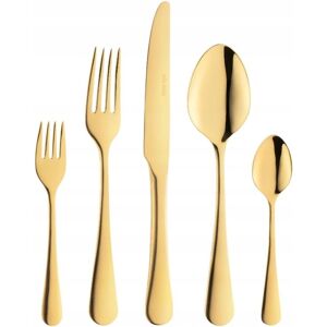 VILLA ITALIA Zestaw sztućców na 12 osób 60 elementów SLIM GOLD STP VILLA ITALIA Zestaw sztućców na 12 osób 60 elementów SLIM GOLD STP