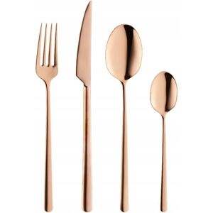 VILLA ITALIA Zestaw sztućców na 6 osób 24 elementy MARIZA COPPER STP VILLA ITALIA Zestaw sztućców na 6 osób 24 elementy MARIZA COPPER STP