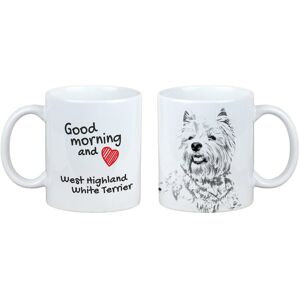 Inny producent West Highland White Terrier kubek z psem good morning Art-Dog Inny producent West Highland White Terrier kubek z psem good morning Art-Dog