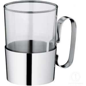 WMF - Pure szklanka do herbaty stal nierdzewna Cromargan 200 ml. WMF - Pure szklanka do herbaty stal nierdzewna Cromargan 200 ml.