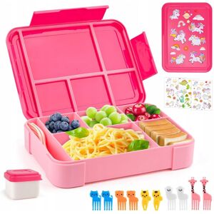 Inny producent WUGU Lunchbox Dla Dzieci 1300 ml 5 Przegródek Różowa Inny producent WUGU Lunchbox Dla Dzieci 1300 ml 5 Przegródek Różowa