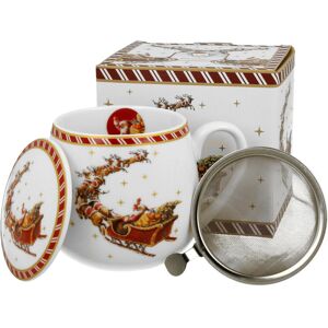 DUO Zaparzacz baryłka 430 ml SANTA ON SLEIGH DUO Zaparzacz baryłka 430 ml SANTA ON SLEIGH