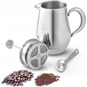 inna (Inny) Zaparzacz Do Kawy Kawiarka French Press 1L Duży Stalowy Łyżeczka Zestaw inna (Inny) Zaparzacz Do Kawy Kawiarka French Press 1L Duży Stalowy Łyżeczka Zestaw