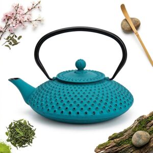 Sokomedica ŻELIWNY DZBANEK IMBRYK DO HERBATY ZAPARZACZ 1,25 L TURKUS + STALOWE SITKO Sokomedica ŻELIWNY DZBANEK IMBRYK DO HERBATY ZAPARZACZ 1,25 L TURKUS + STALOWE SITKO