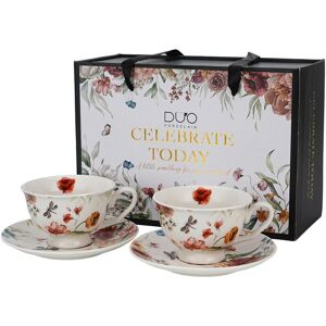 DUO Zestaw 2 filiżanek Royal Rebecca 250 ml - Porcelana DUO Zestaw 2 filiżanek Royal Rebecca 250 ml - Porcelana