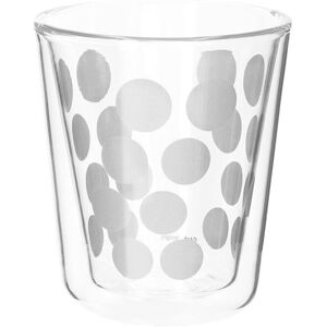 ZakDesigns Zestaw 2 szklanek z łyżeczkami Zak! Designs Dot Dot, srebrne, 200 ml ZakDesigns Zestaw 2 szklanek z łyżeczkami Zak! Designs Dot Dot, srebrne, 200 ml