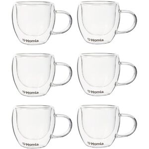 Zestaw 3x Szklanki CEMBRA przezroczyste 80 ml, 2 szt. HOMLA Zestaw 3x Szklanki CEMBRA przezroczyste 80 ml, 2 szt. HOMLA