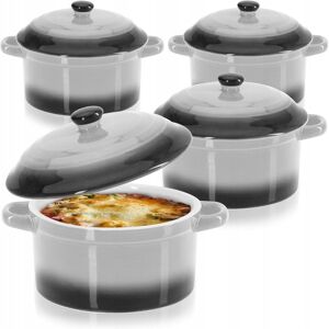 inna (Inny) ZESTAW 4x NACZYNIE ŻAROODPORNE CERAMICZNE KOKILKI 250ML DESEROWE MISECZKA inna (Inny) ZESTAW 4x NACZYNIE ŻAROODPORNE CERAMICZNE KOKILKI 250ML DESEROWE MISECZKA