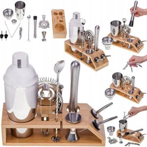 BK Zestaw barmański do drinków 10el Shaker 750 ml Muddler Jigger Nalewak Łyżka BK Zestaw barmański do drinków 10el Shaker 750 ml Muddler Jigger Nalewak Łyżka