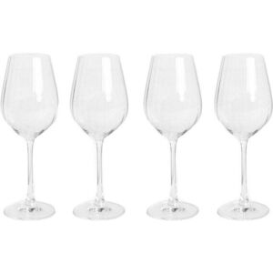 Zestaw kieliszków BRILLIANT BLISS do wina ryflowanych 4 szt. 0,5 l HOMLA Zestaw kieliszków BRILLIANT BLISS do wina ryflowanych 4 szt. 0,5 l HOMLA