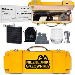 Can-Bar Zestaw Prezentowy PREMIUM Niezbędnik Gazownika Piersiówka Szklanka Kamienie Kieliszek Prezent Gazownik Can-Bar Zestaw Prezentowy PREMIUM Niezbędnik Gazownika Piersiówka Szklanka Kamienie Kieliszek Prezent Gazownik