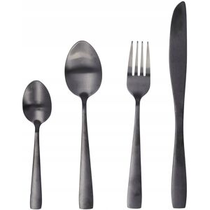 Excellent Houseware Zestaw sztućców komplet czarne matowe stalowe Excellent Houseware Zestaw sztućców komplet czarne matowe stalowe