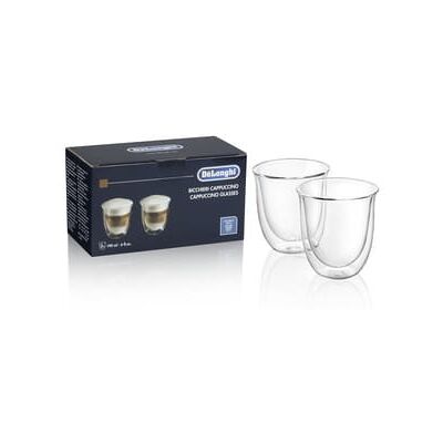 DeLonghi - 5513214601 - Przezroczysty - 190 ml - Coffee glass set DeLonghi - 5513214601 - Przezroczysty - 190 ml - Coffee glass set