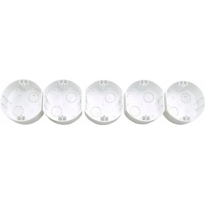 Inny producent 5 biała puszka natynkowa osprzętu okrągłego gniazdka wyłączniki loft retro Inny producent 5 biała puszka natynkowa osprzętu okrągłego gniazdka wyłączniki loft retro