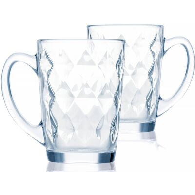 6x SZKLANKA KUBEK 320 ml DIAMOND LUMINARC na kawę napoje herbatę latte soki 6x SZKLANKA KUBEK 320 ml DIAMOND LUMINARC na kawę napoje herbatę latte soki