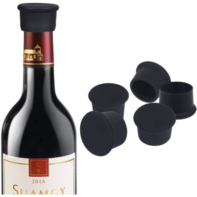 Inny producent 6x WIELORAZOWY KOREK DO BUTELKI WINA ZATYCZKI NAKŁADKI WIN ALKOHOLU ZESTAW Inny producent 6x WIELORAZOWY KOREK DO BUTELKI WINA ZATYCZKI NAKŁADKI WIN ALKOHOLU ZESTAW