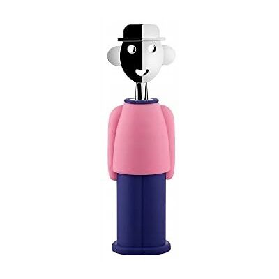 Inny producent ALESSI AM23 PAZ Korkociąg Różowy Niebieski Chromowany Zamak Inny producent ALESSI AM23 PAZ Korkociąg Różowy Niebieski Chromowany Zamak