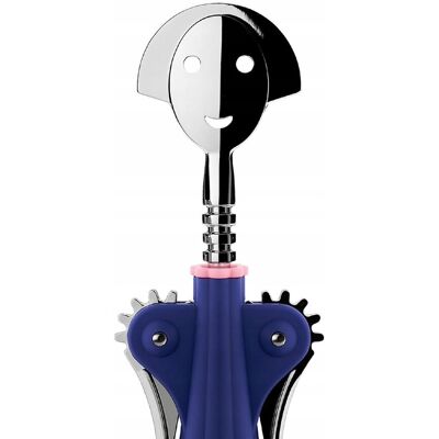 Inny producent ALESSI Korkociąg Niebieski Chromowany Zamak Tworzywo Sztuczne Inny producent ALESSI Korkociąg Niebieski Chromowany Zamak Tworzywo Sztuczne