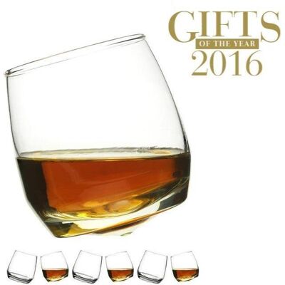 Sagaform Bar Szklanki Do Whiskey, Zaokrąglona Podstawa, 6-Pak Sagaform Bar Szklanki Do Whiskey, Zaokrąglona Podstawa, 6-Pak