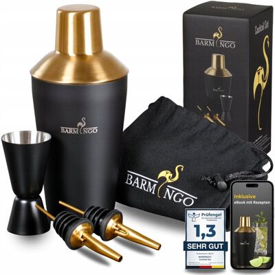 Inny producent BARMINGO Zestaw Shakerów Koktajlowych 500ml Stalowy Zestaw Barowy Inny producent BARMINGO Zestaw Shakerów Koktajlowych 500ml Stalowy Zestaw Barowy