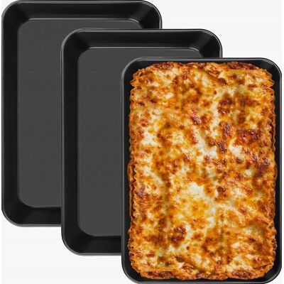 Inny producent BLACHY DO PIECZENIA 3 SZTUKI 34X24CM PROSTOKĄTNE NIEPRZYWIERAJĄCE Inny producent BLACHY DO PIECZENIA 3 SZTUKI 34X24CM PROSTOKĄTNE NIEPRZYWIERAJĄCE