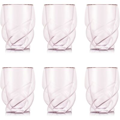 Bodum szklanki z podwójną ścianką 6 szt. Pavina Paris 0.27 l Transluzentes Rosa Bodum szklanki z podwójną ścianką 6 szt. Pavina Paris 0.27 l Transluzentes Rosa