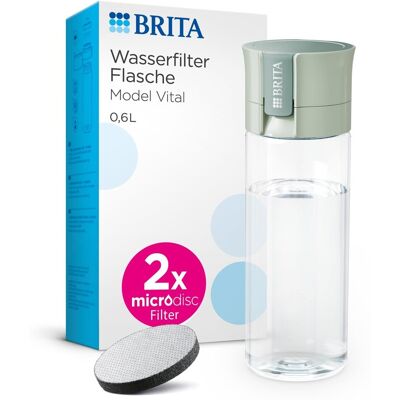 Brita Vital Butelka Z Filtrem Tworzywo Sztuczne Zielony 600 Ml Brita Vital Butelka Z Filtrem Tworzywo Sztuczne Zielony 600 Ml