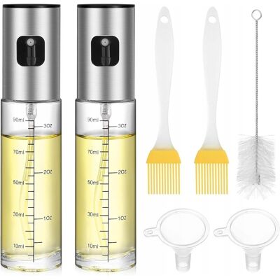 Inny producent BUTELKI SZKLANE Z ROZPYLACZEM DO OLIWY I OCTU 100 ML 2 SZT. Inny producent BUTELKI SZKLANE Z ROZPYLACZEM DO OLIWY I OCTU 100 ML 2 SZT.