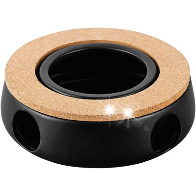 Ceramiczny Podgrzewacz Do Dzbanka Herbaty Imbryka 15x15 cm Czarny Florina Ceramiczny Podgrzewacz Do Dzbanka Herbaty Imbryka 15x15 cm Czarny Florina