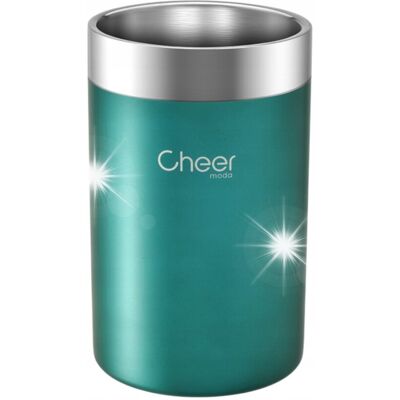 nieznany producent COOLER do WINA SCHŁADZCAZ termiczny Cheer Moda ZIELONY Podwójne Ścianki nieznany producent COOLER do WINA SCHŁADZCAZ termiczny Cheer Moda ZIELONY Podwójne Ścianki