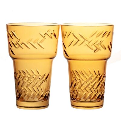 Crystal Julia HopOnTop Komplet szklanek 2 sztuki Fen bursztynowy Crystal Julia HopOnTop Komplet szklanek 2 sztuki Fen bursztynowy