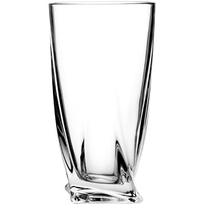 Crystal Julia Szklanki wysokie do soku gładkie 6 sztuk Crystal Julia Szklanki wysokie do soku gładkie 6 sztuk