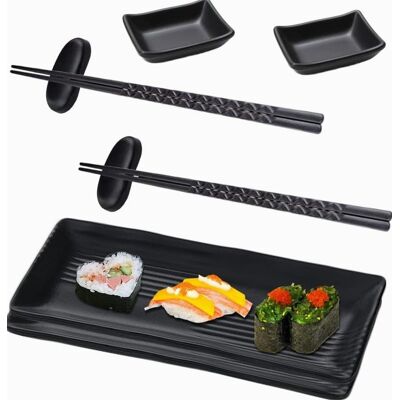 Inny producent DO ZESTAW SUSHI CZARNY 8 SZTUK PAŁECZKI TALERZE MISECZKI DUŻY ELEGANCKI Inny producent DO ZESTAW SUSHI CZARNY 8 SZTUK PAŁECZKI TALERZE MISECZKI DUŻY ELEGANCKI