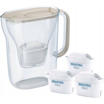 Dzbanek Brita Style Essential Piaskowy 3 wkłady Maxtra Pro Pure Performance Dzbanek Brita Style Essential Piaskowy 3 wkłady Maxtra Pro Pure Performance
