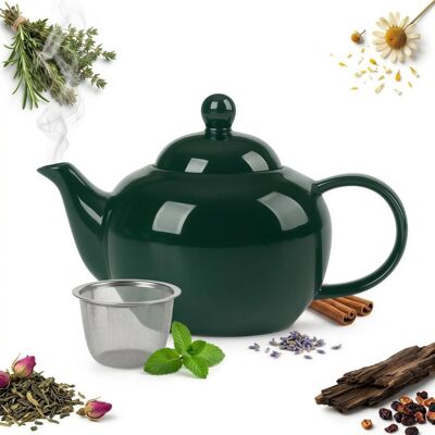 Sokomedica DZBANEK CERAMICZNY ZAPARZACZ SITKO DO KAWY HERBATY GREEN 1 L CIEMNO ZIELONY Sokomedica DZBANEK CERAMICZNY ZAPARZACZ SITKO DO KAWY HERBATY GREEN 1 L CIEMNO ZIELONY