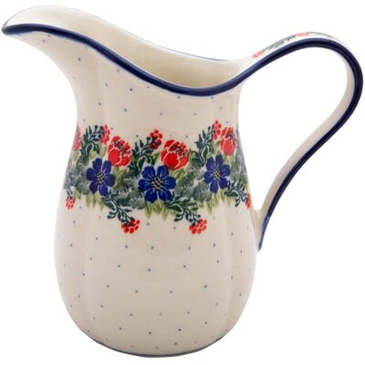 Dzbanek Do Wody Do Soku Wazon 800 ml - Ceramika Artystyczna Bolesławiec Dzbanek Do Wody Do Soku Wazon 800 ml - Ceramika Artystyczna Bolesławiec