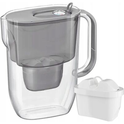 Dzbanek Filtrujący Aquaphor Fresh Szary 3.2l + Wkład Maxfor+ Dzbanek Filtrujący Aquaphor Fresh Szary 3.2l + Wkład Maxfor+