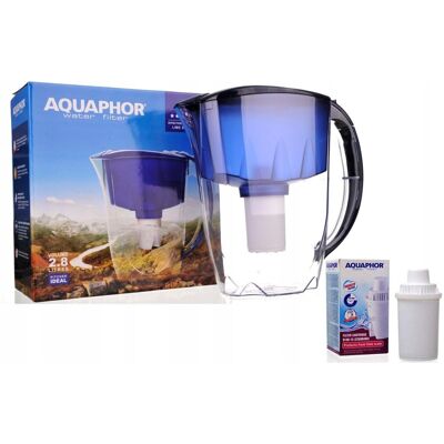 Dzbanek Filtrujący Aquaphor Ideal + Wkład B100-15 Standard, 2.8l Dzbanek Filtrujący Aquaphor Ideal + Wkład B100-15 Standard, 2.8l